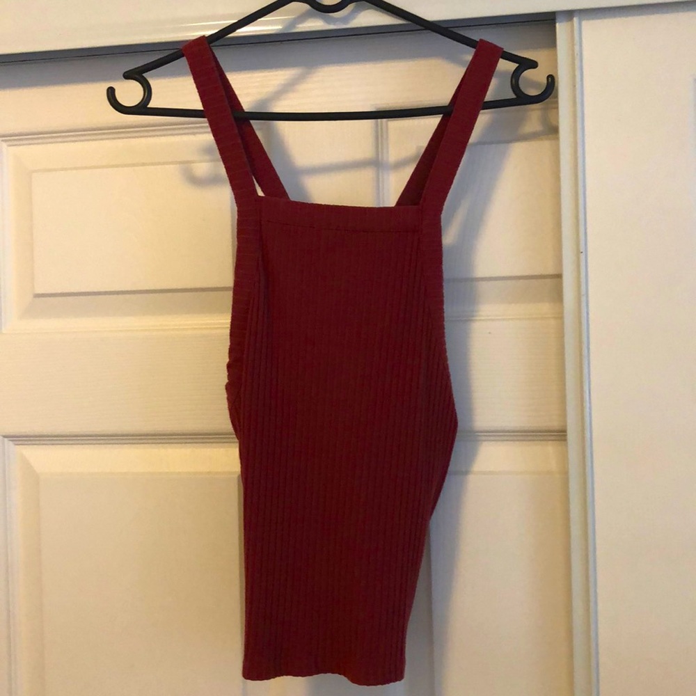 Cross Back Crop Top